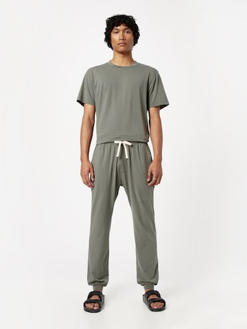 Abercrombie & Fitch Hosszú pizsama - zöld: elől