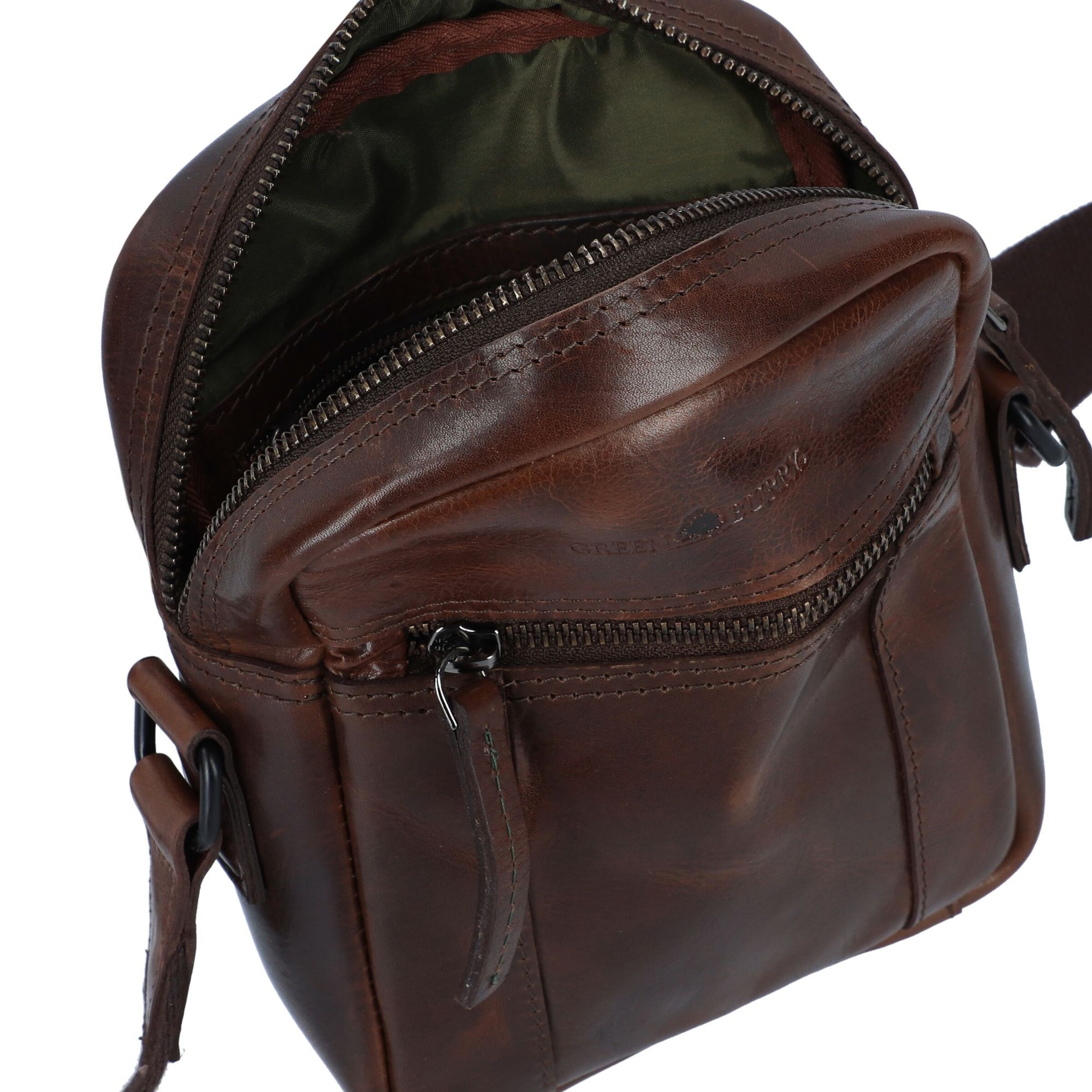 GREENBURRY Umhängetasche 'Newport' in Braun