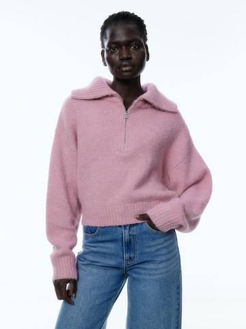 Pullover 'Zadie' di EDITED in rosa: frontale