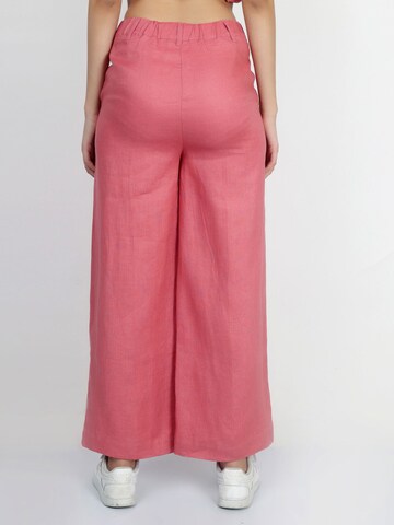 VICCI Germany Regular Leinenhose mit praktische Eingrifftaschen in Pink