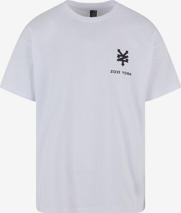 Maglietta di ZOO YORK in bianco: frontale