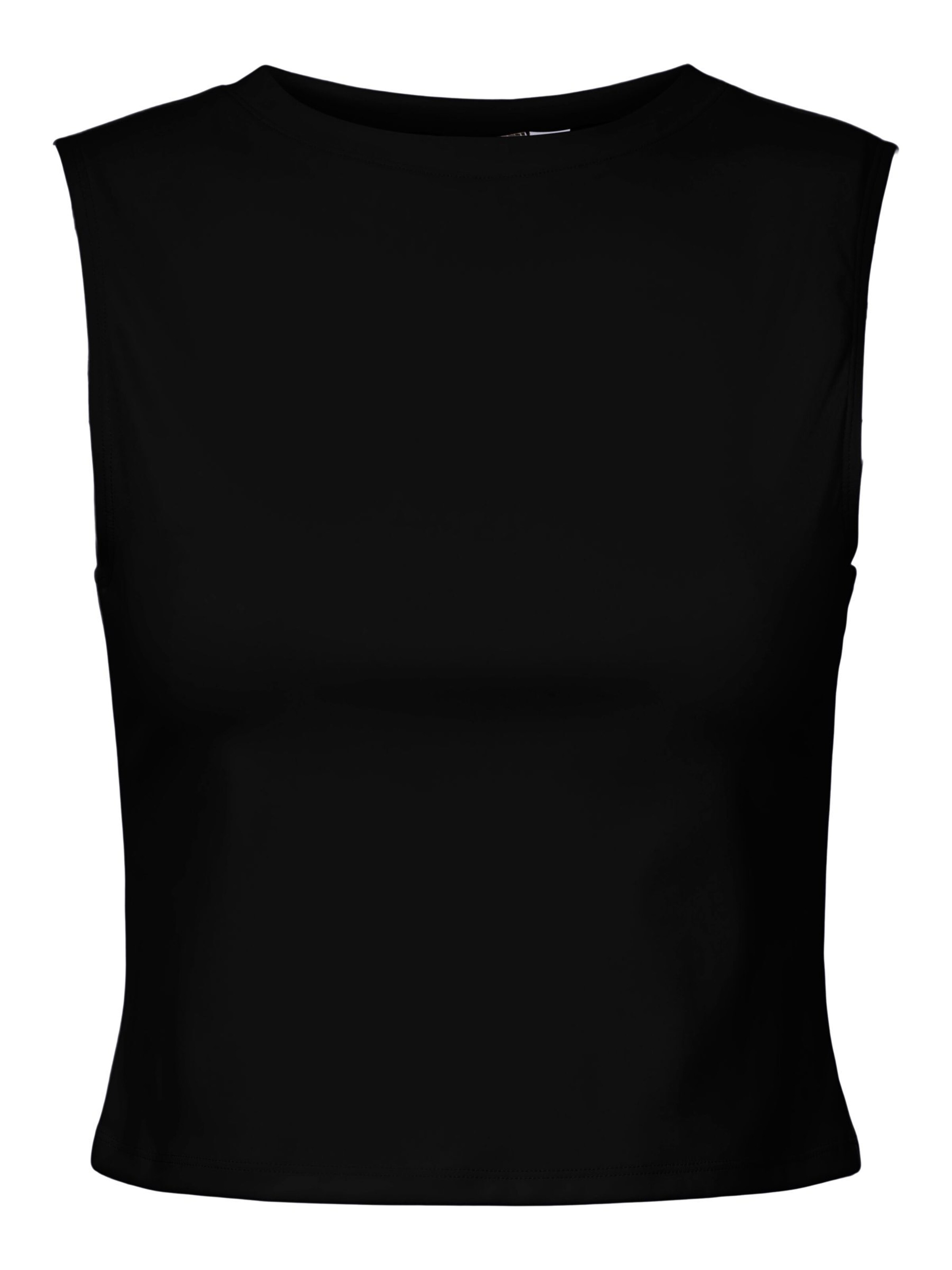 Top di PIECES in nero: frontale