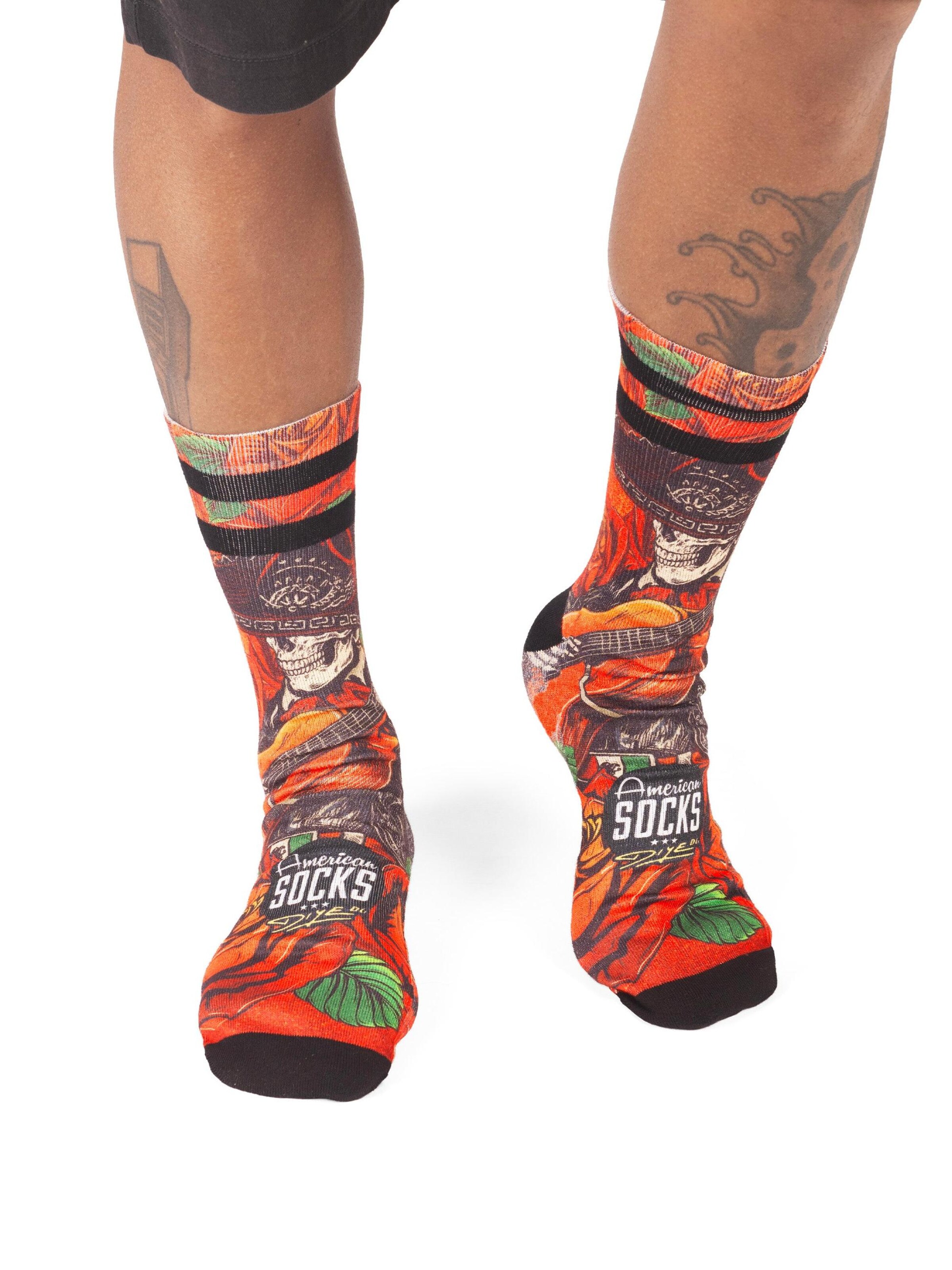 American Socks - Calcetines 'El Mariachi' en rojo