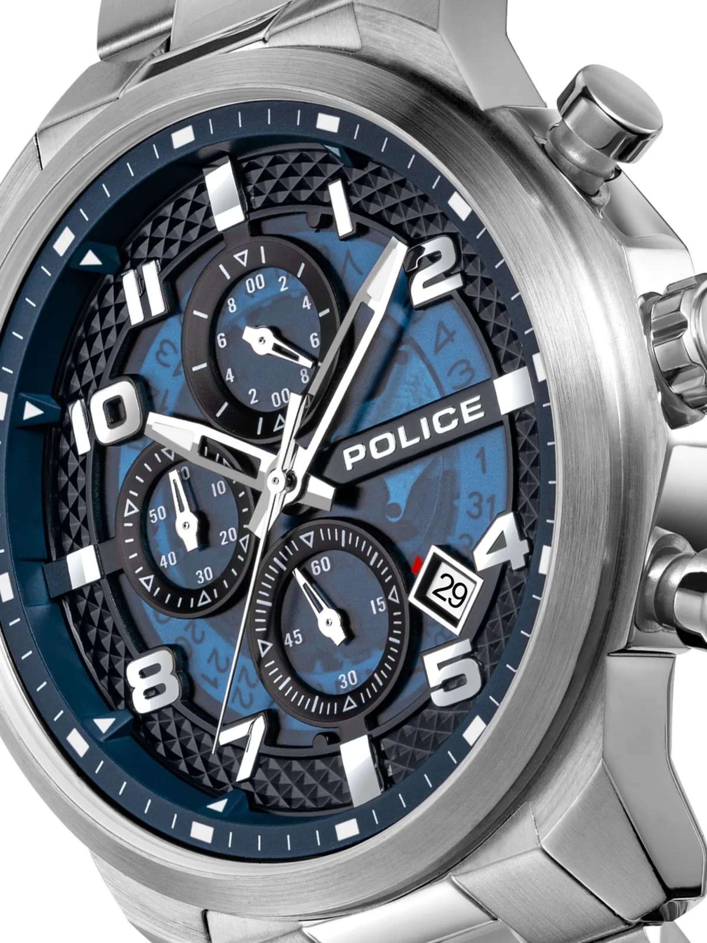 Montre à affichage analogique 'Soul' POLICE en argent