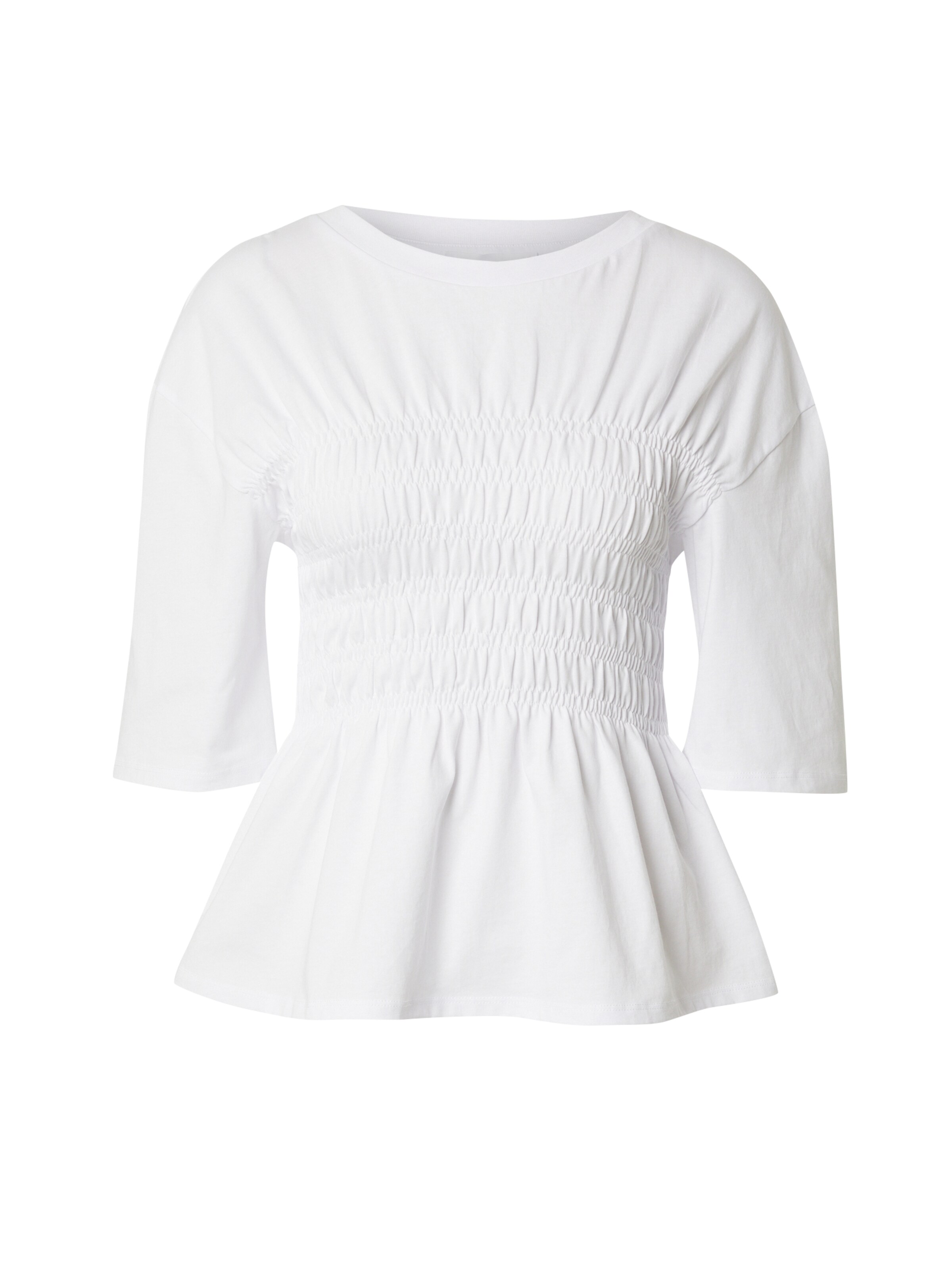 Maglietta 'Nayeli' di EDITED in bianco: frontale