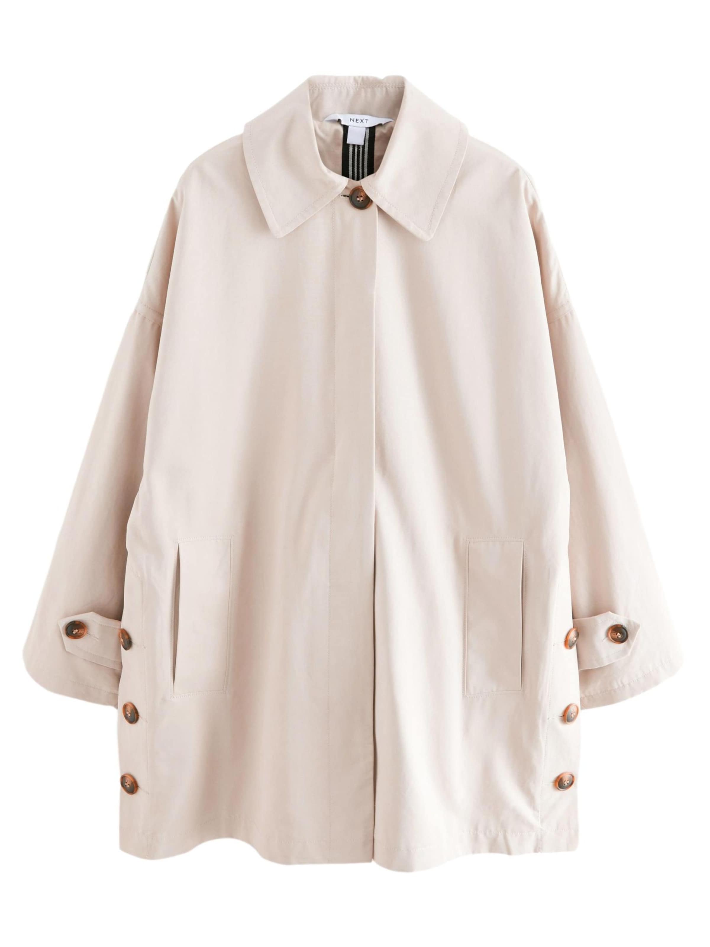 Next - Sobretudo meia-estação em bege: frente