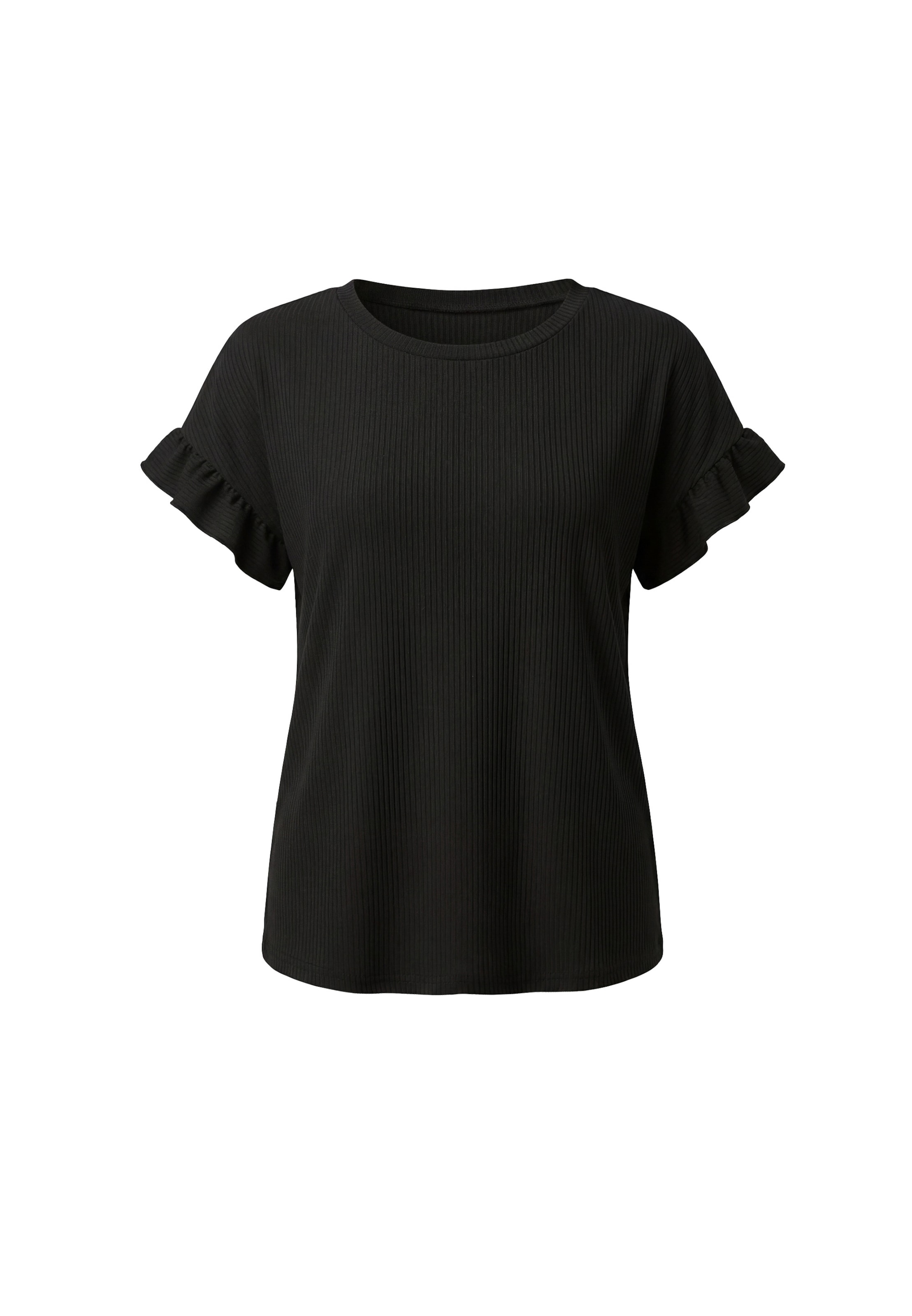 usha WHITE LABEL T-Shirt in Schwarz: Vorderseite
