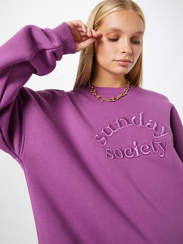 Misspap Sweatshirt in Purple