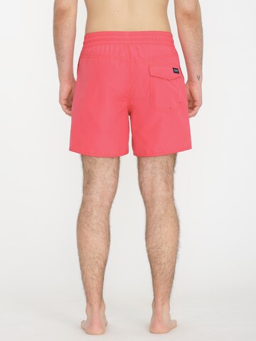 Volcom Swimming Trunks 'LIDO SOLID TRUNK 16' in Red