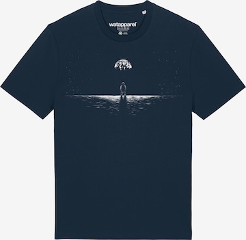 Watapparel Shirt ' Lost in space ' in Blue: front