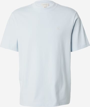 Tricou de la Calvin Klein Jeans pe albastru: față