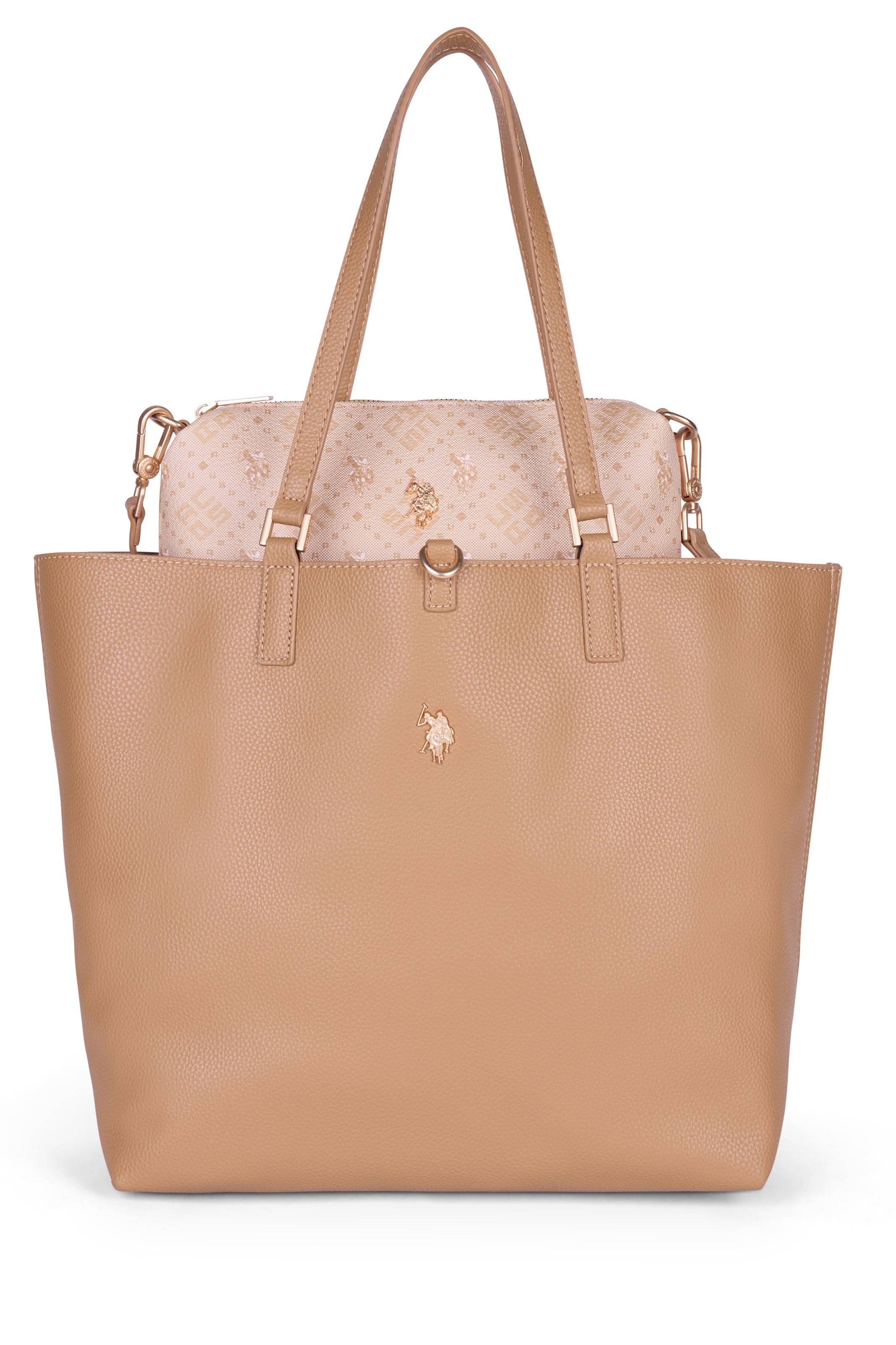 U.S. POLO ASSN. Shopper 'MALIBU' in Brown: front