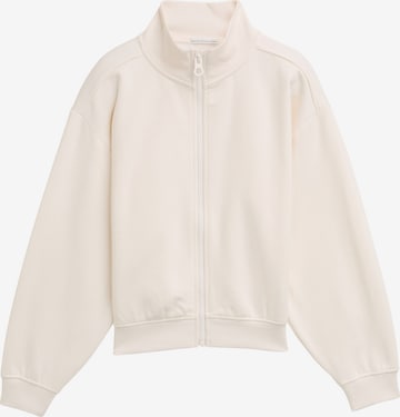 Hanorac de la TOM TAILOR pe alb: față