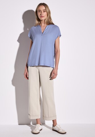 STREET ONE Bluse in Unifarbe in Lila