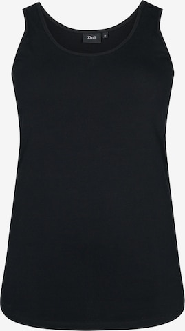 juoda Zizzi Palaidinė be rankovių: priekis
