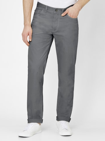 REDPOINT Slim fit Pants in Grey: front