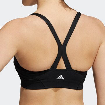 ADIDAS SPORTSWEAR Bustier Sport bh in Zwart