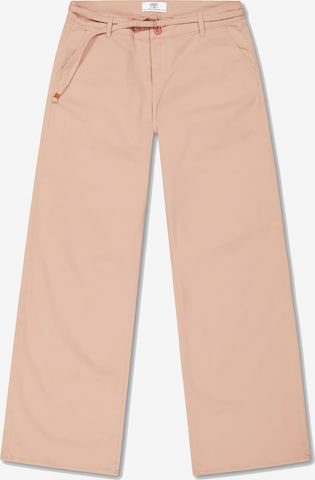 Pantalon chino Le Temps Des Cerises en rose : devant