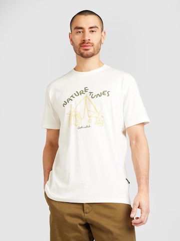 DEDICATED. Shirt 'Stockholm Nature Tunes' in White: front