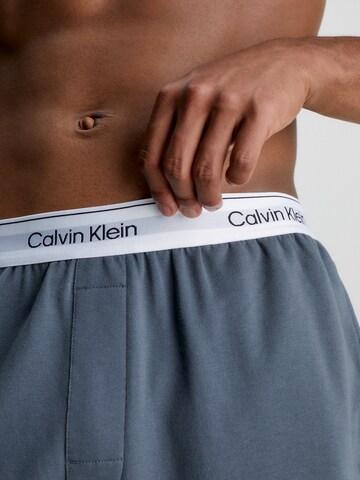 Calvin Klein Underwear Normální Pyžamové kalhoty – modrá