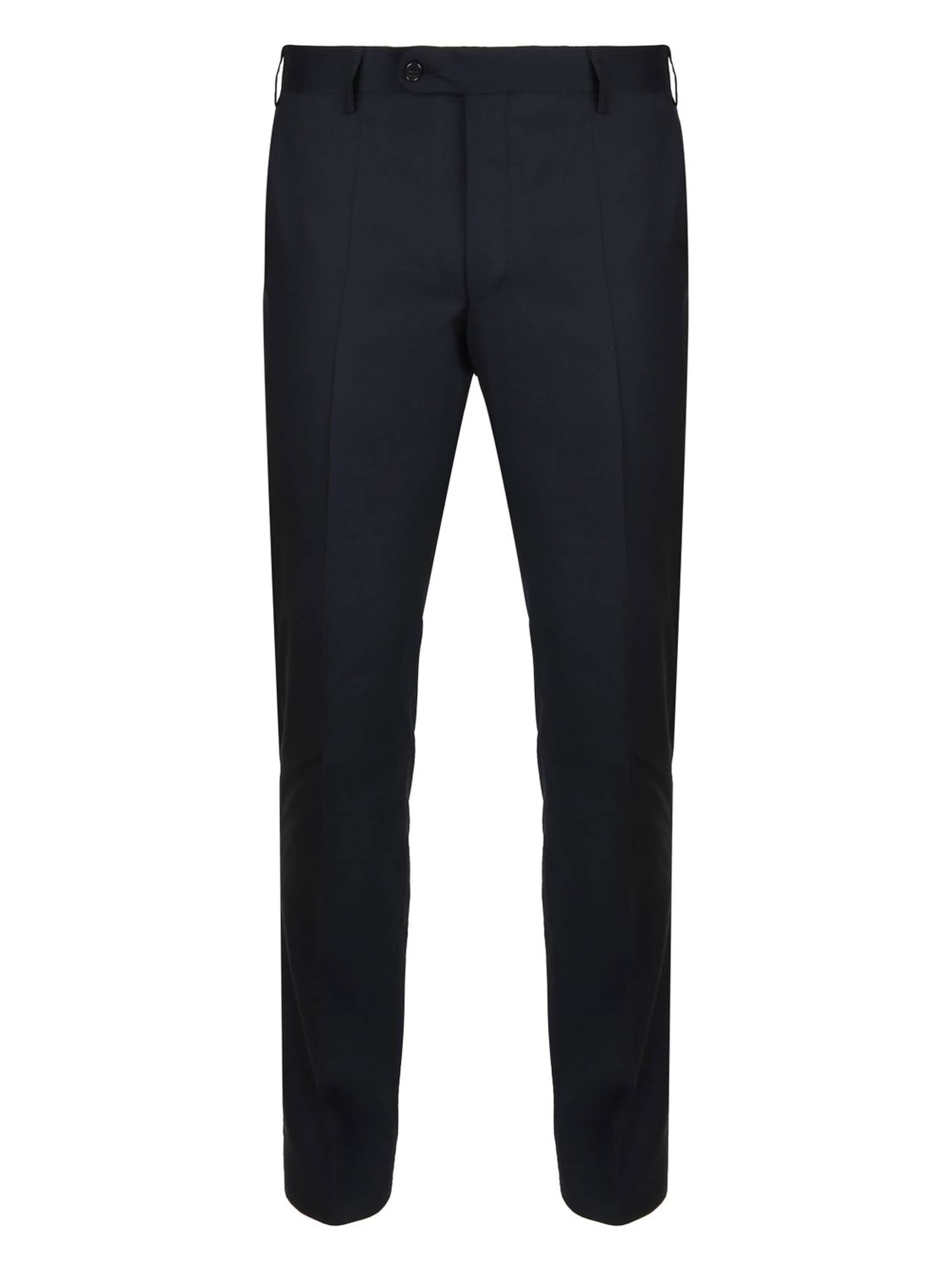 Suitable Pantalon à plis en 86-88/Regular en bleu marine, Vue avec produit