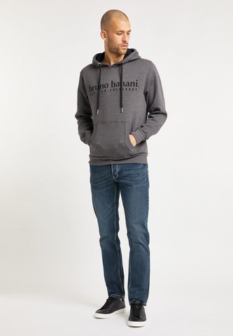 BRUNO BANANI Sweatshirt 'Daniels' in Grau