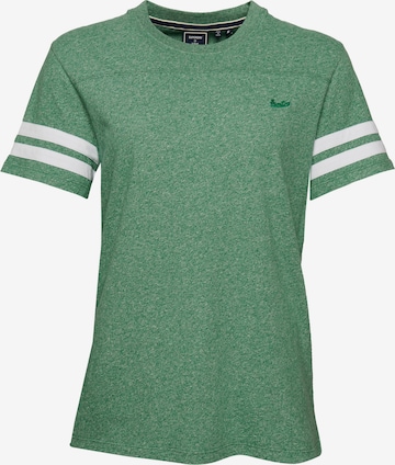 T-Shirt Superdry en vert : devant