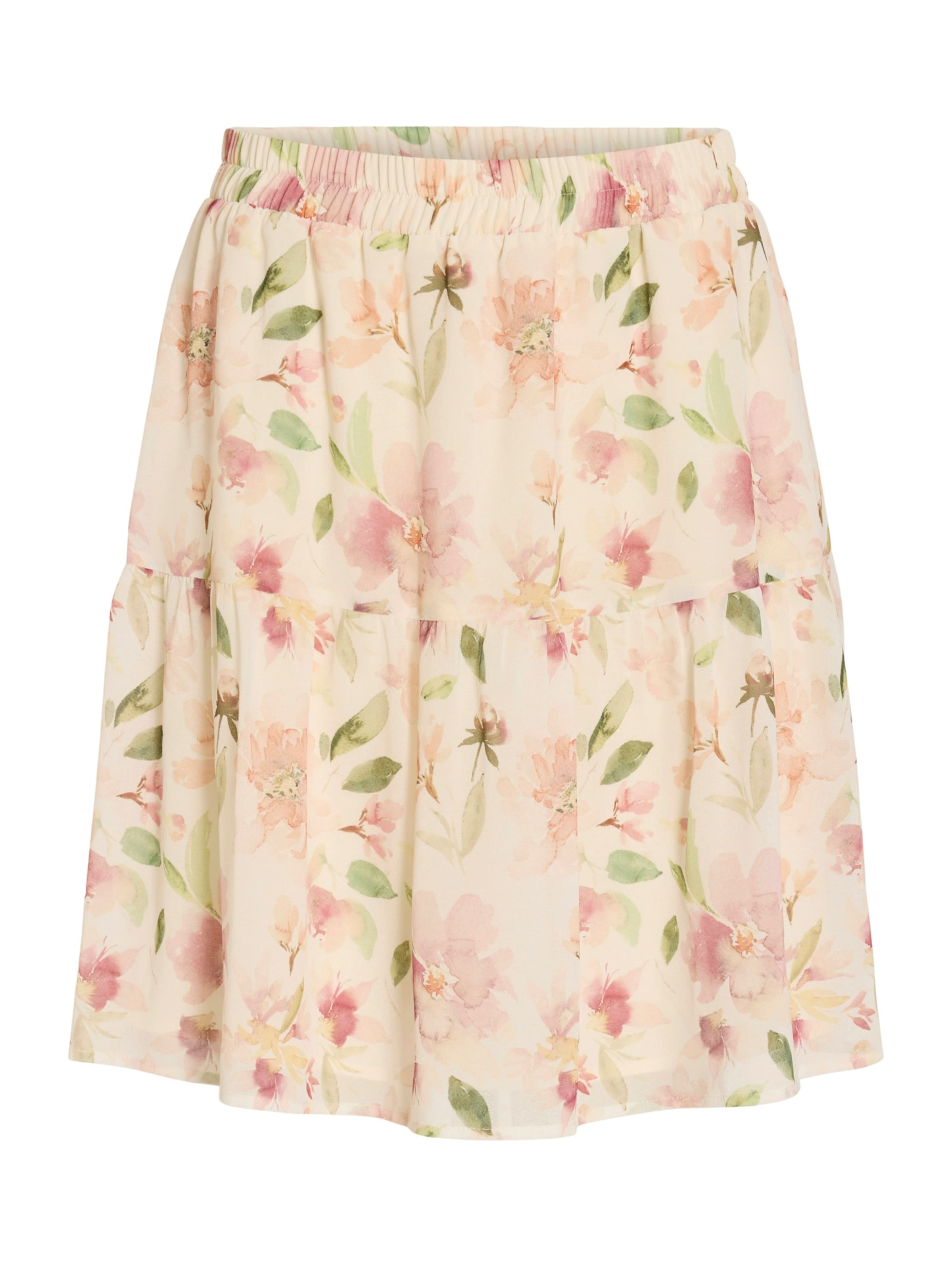 Gonna 'VITIVA' di VILA in beige: frontale