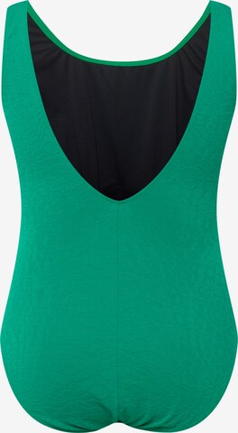 Ulla Popken Swimsuit in Green