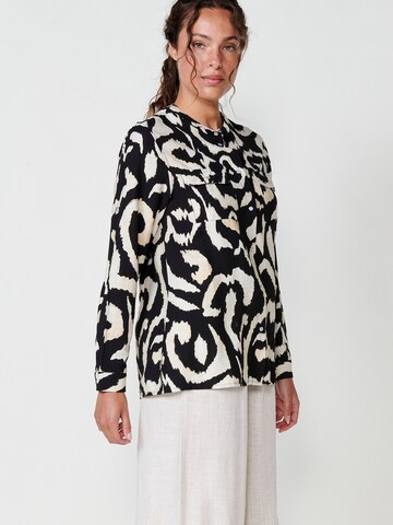 KOROSHI Blouse in Zwart