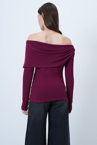 Trend Alaçatı Stili - Camiseta en lila