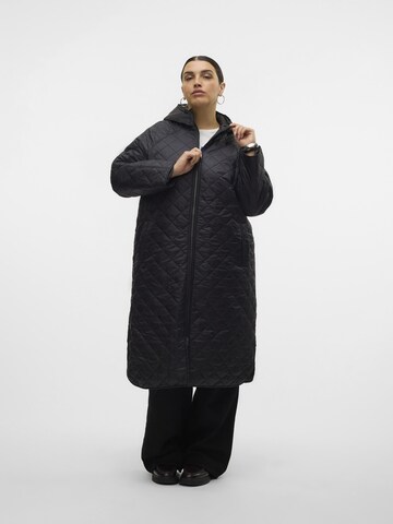 Vero Moda Curve Overgangsfrakke 'VMHayle' i sort: forside
