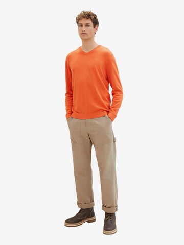 TOM TAILOR Pullover in Orange