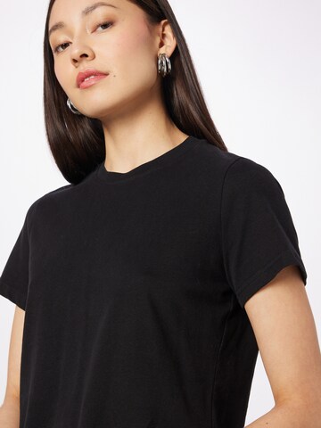 WEEKDAY T-Shirt 'Lean' in Schwarz