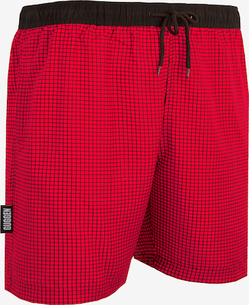 Guggen Mountain Badeshorts 'Boardshorts Style 6' in Rot: Vorderseite