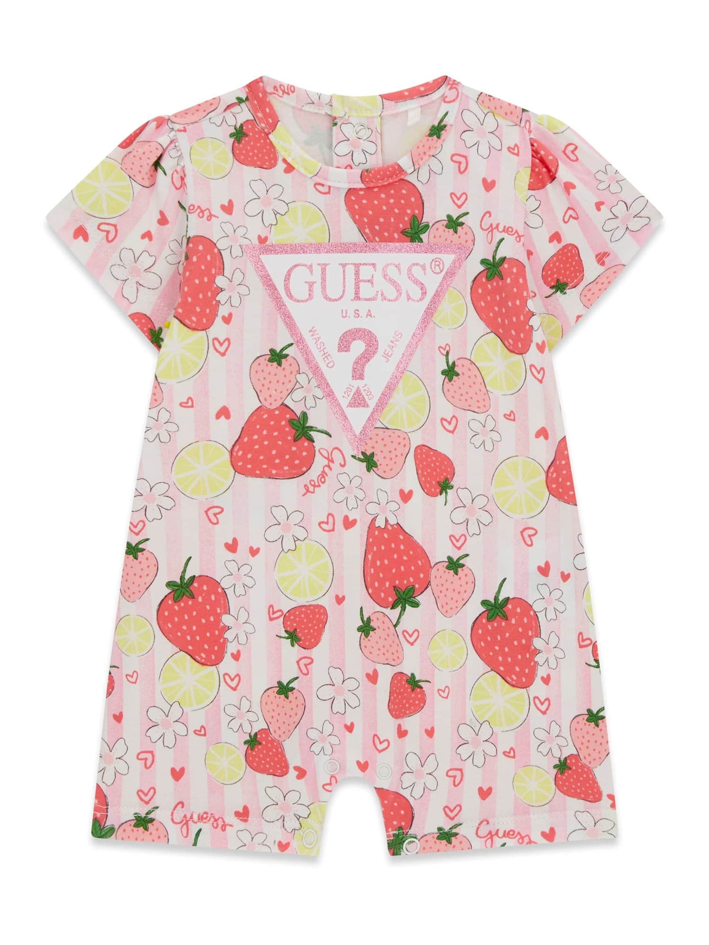 GUESS Dungarees in Pink: front