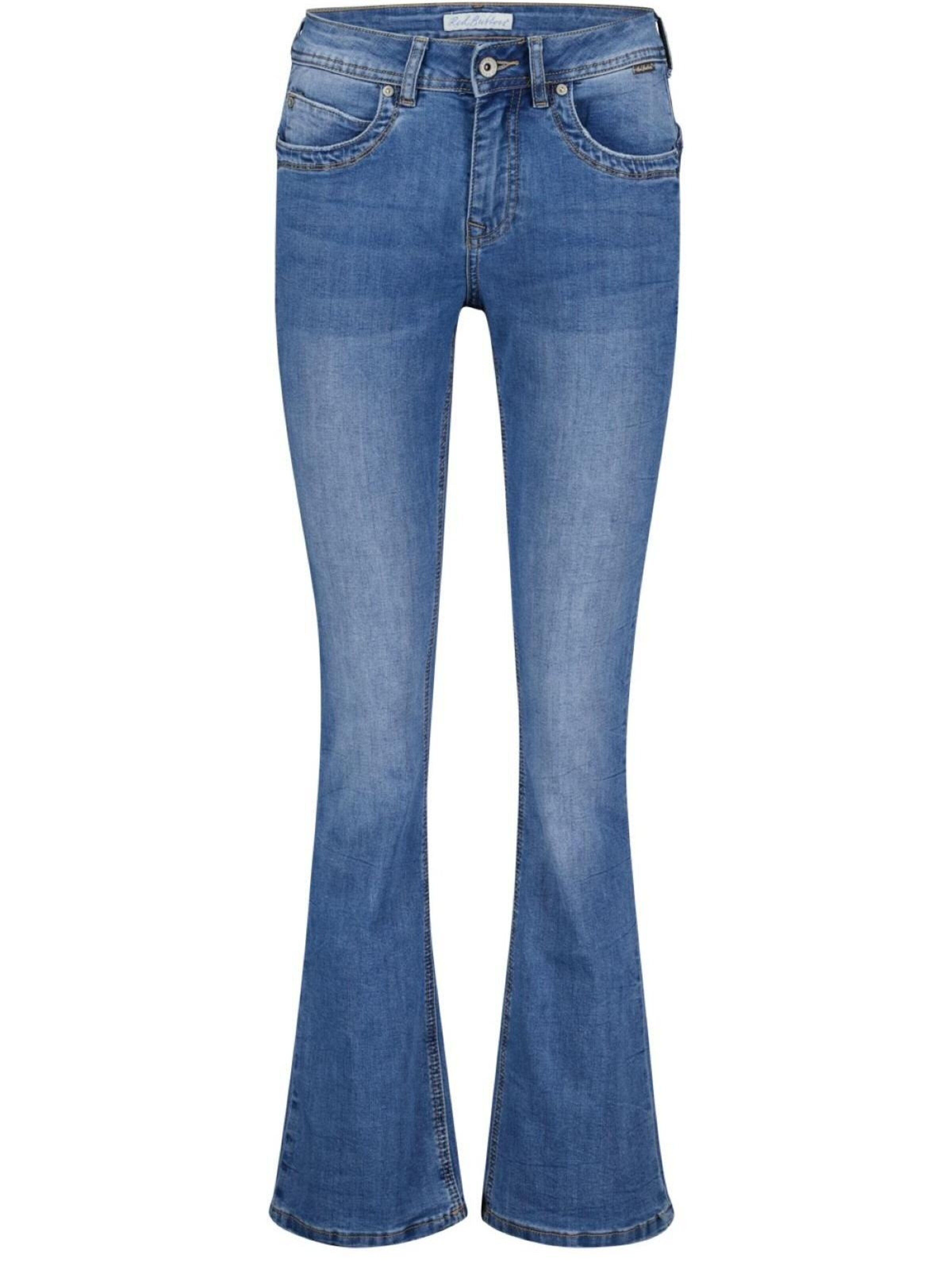 Red Button Regular Jeans 'Red Button Babette mid L33' in Blauw: voorkant
