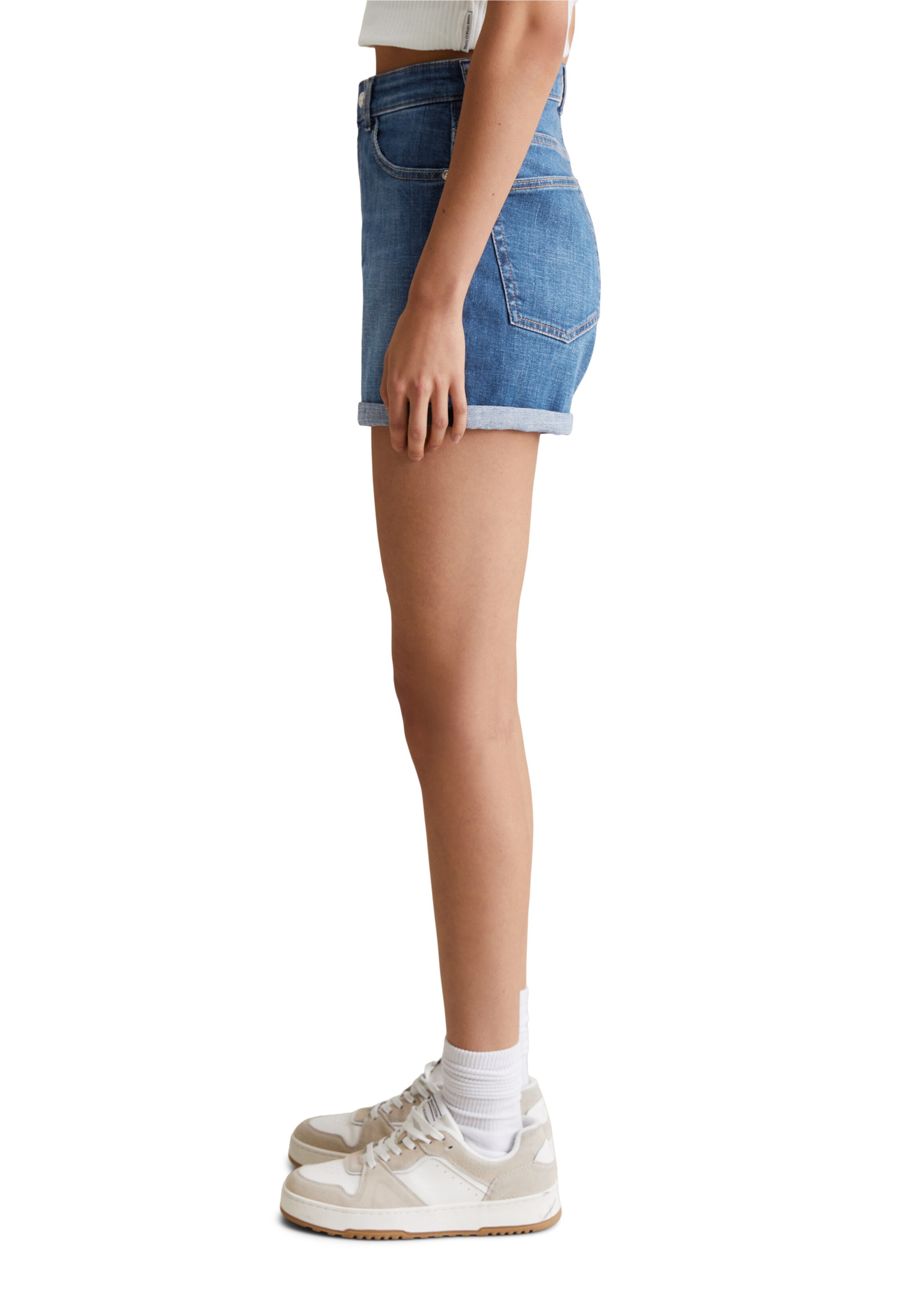 Marc O'Polo DENIM Slimfit Jeans 'Ylvi' in Blauw