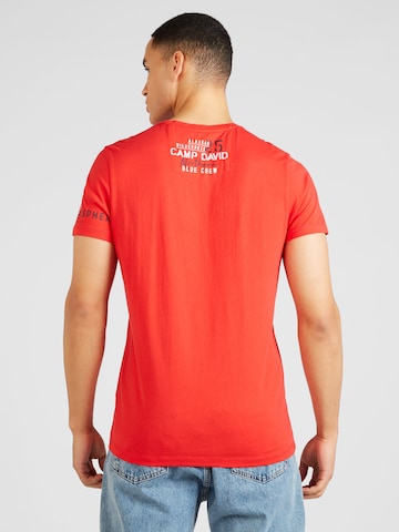 T-Shirt 'Alaska Ice Tour' CAMP DAVID en rouge