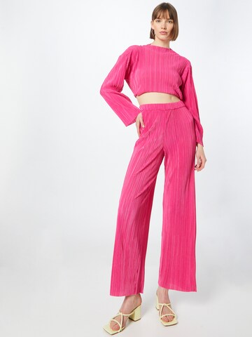 Wide leg Pantaloni di Monki in rosa