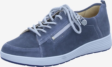 Ganter Schnürschuh 'Klara' in Blau: Vorderseite