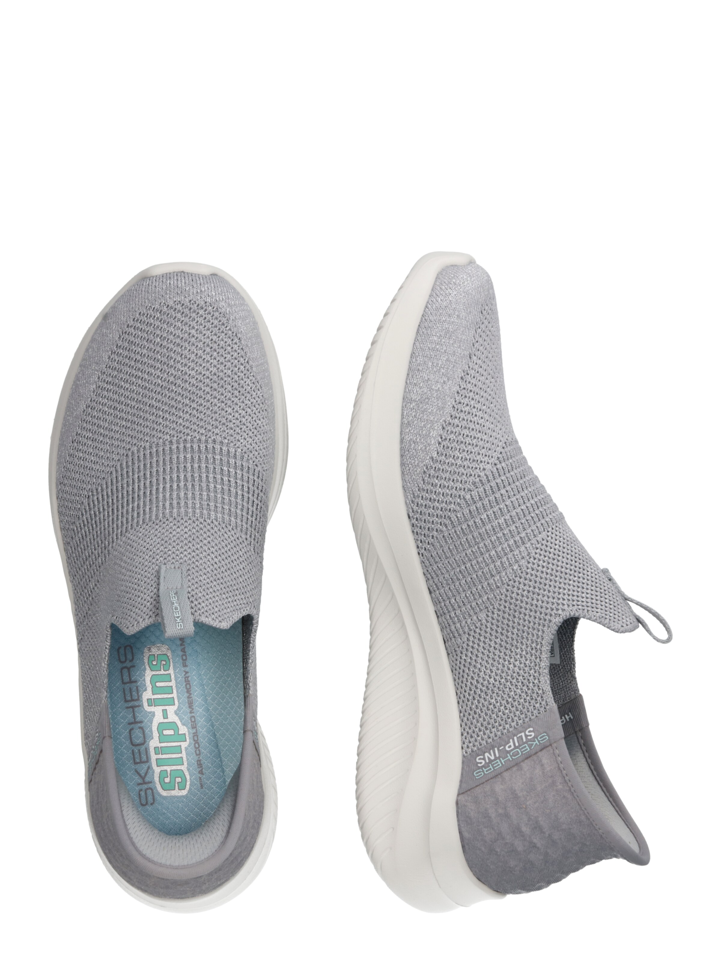 SKECHERS Slip On 'Ultra Flex 3.0 - Smooth Step' in Grau
