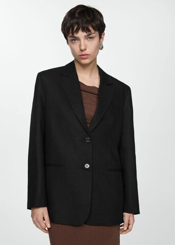 MANGO Blazer 'Mauro' in Black: front