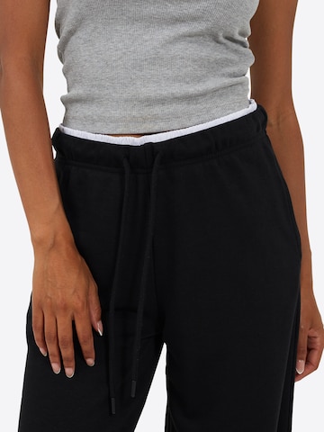 BRAVE SOUL Wide leg Broek in Zwart