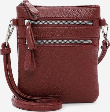 Borsa a tracolla 'Emma' di Emily & Noah in rosso: frontale