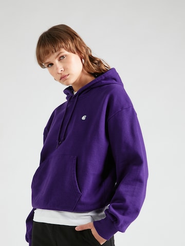 Carhartt WIP - Sweatshirt 'Casey' em roxo: frente