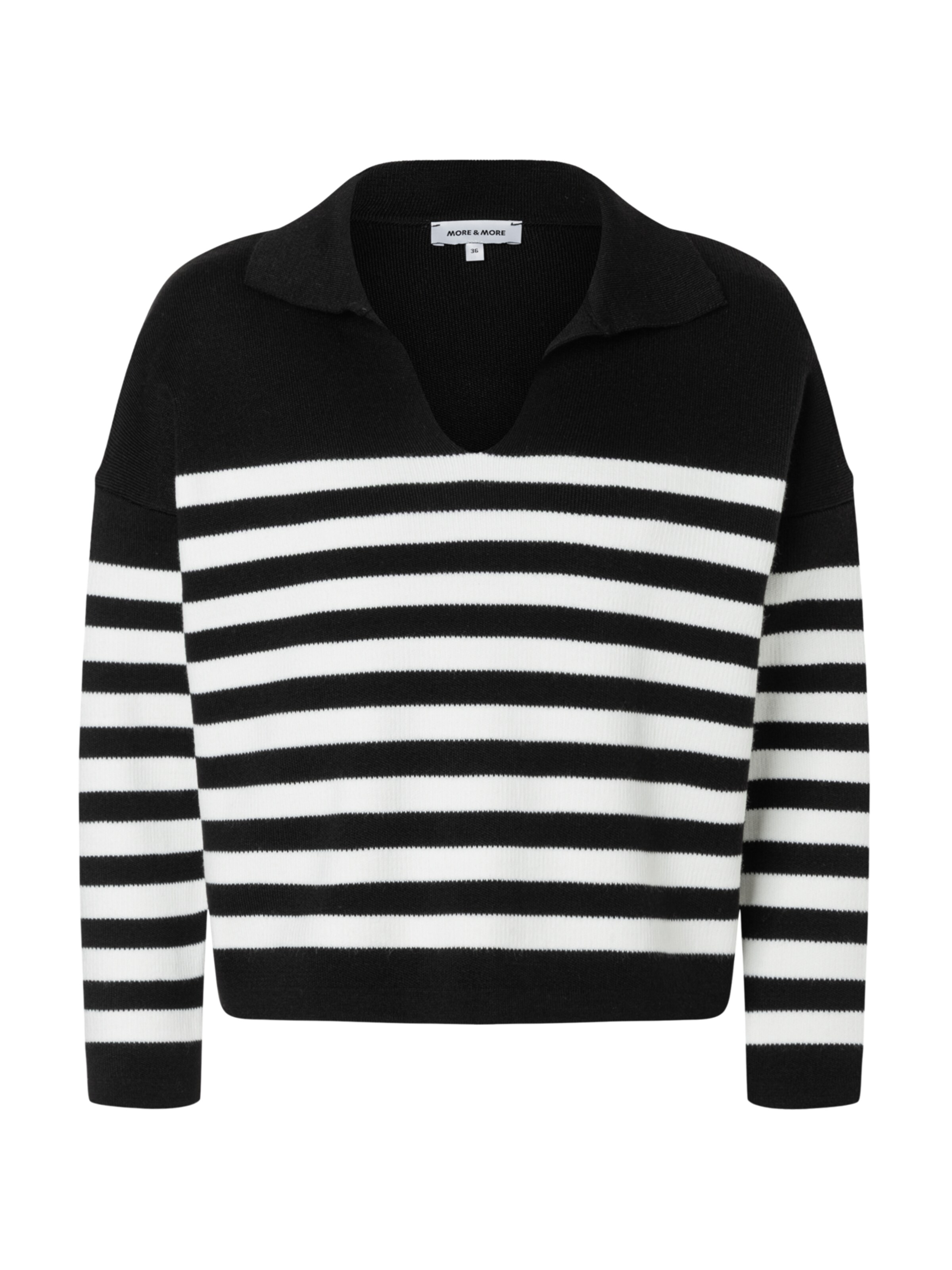 MORE & MORE Sweater in Black: front