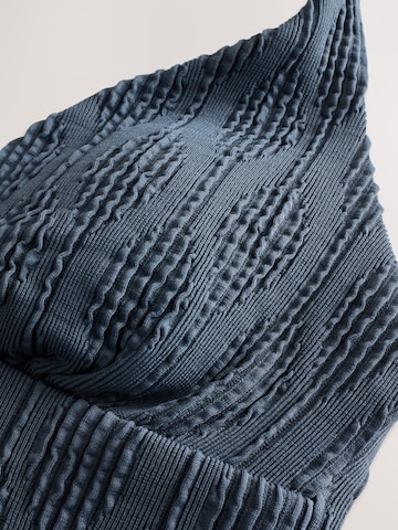 Next T-shirt Tankinitop 'Tummy Control' in Blauw