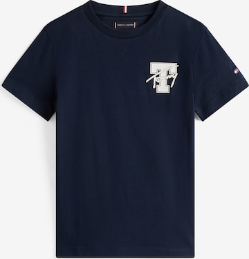 TOMMY HILFIGER Póló 'VARSITY' - kék: elől