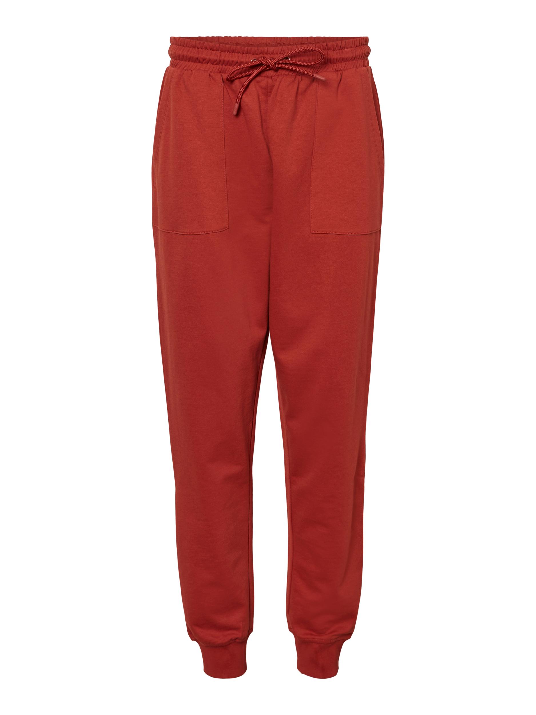 Odzież Spodnie VERO MODA Spodnie Lenka w kolorze Nakrapiany Czerwonym 